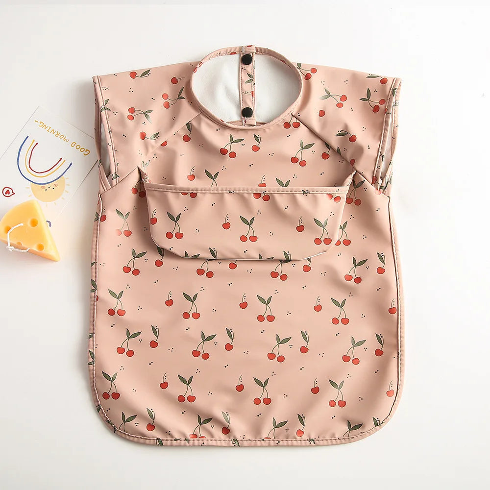 Bavoir bébé imperméable sans manches – Ultra doux, léger et facile à nettoyer