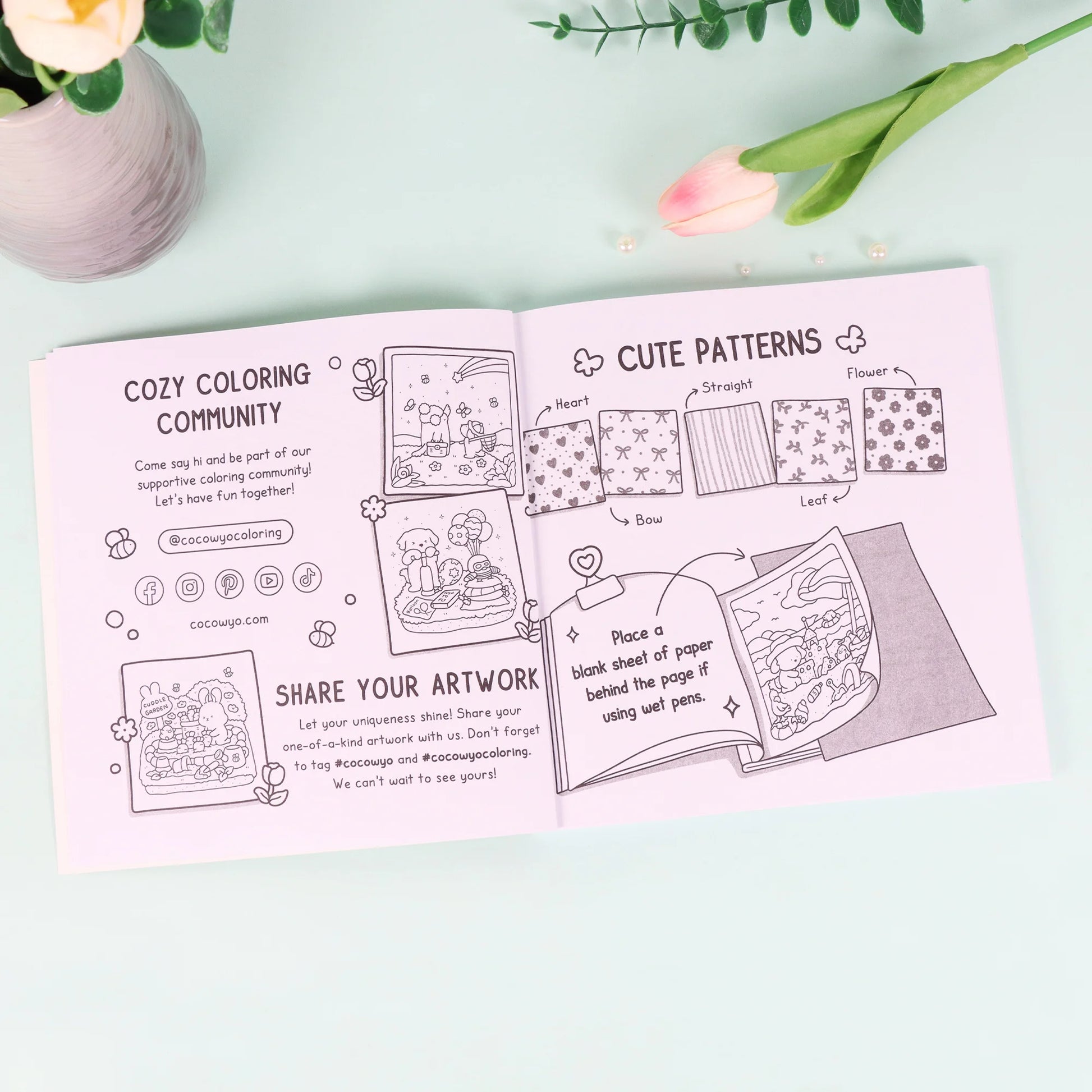 Livre de coloriage détente – Chiots mignons