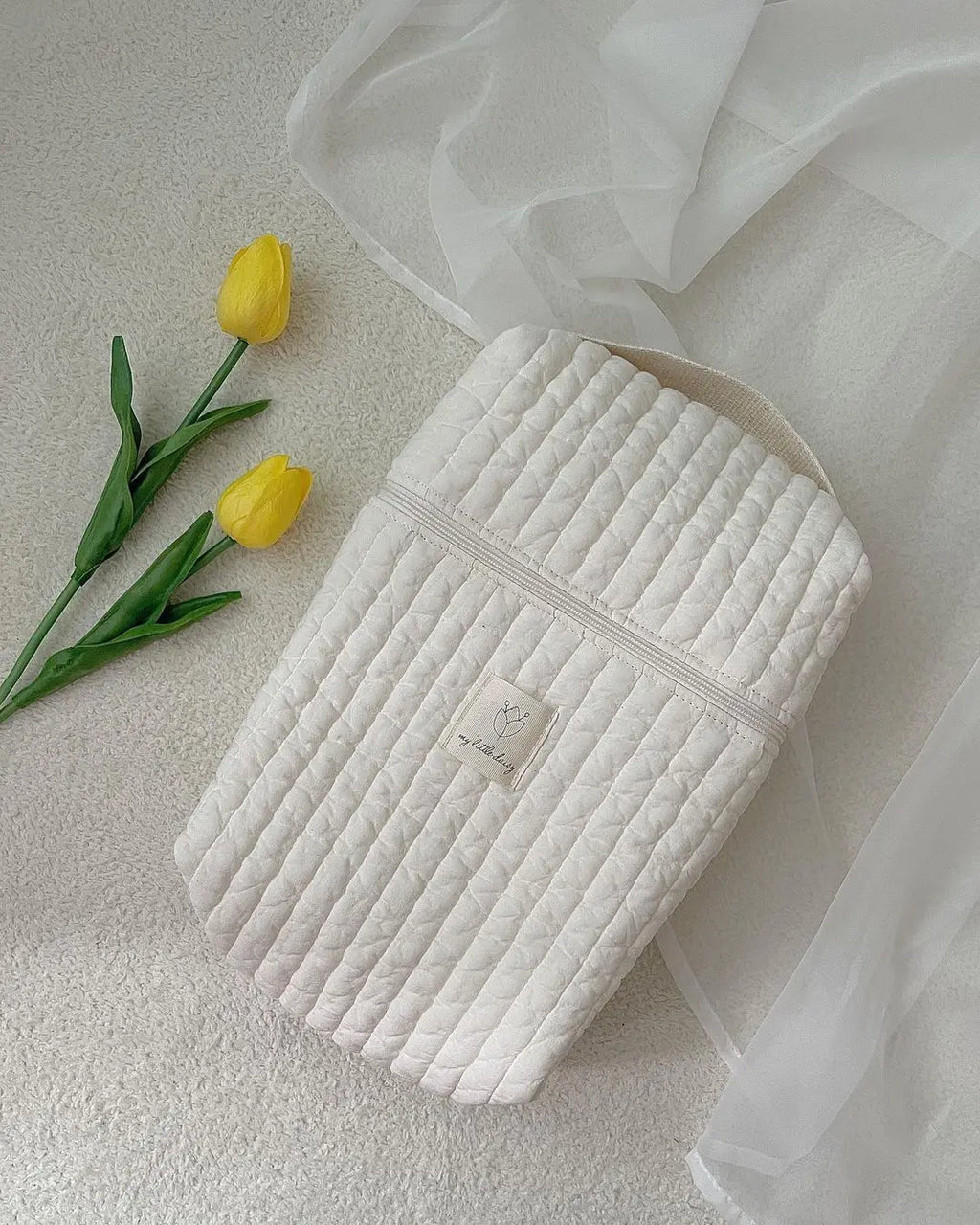 Organisateur à couches pour bébé – sac de rangement brodé pour maman