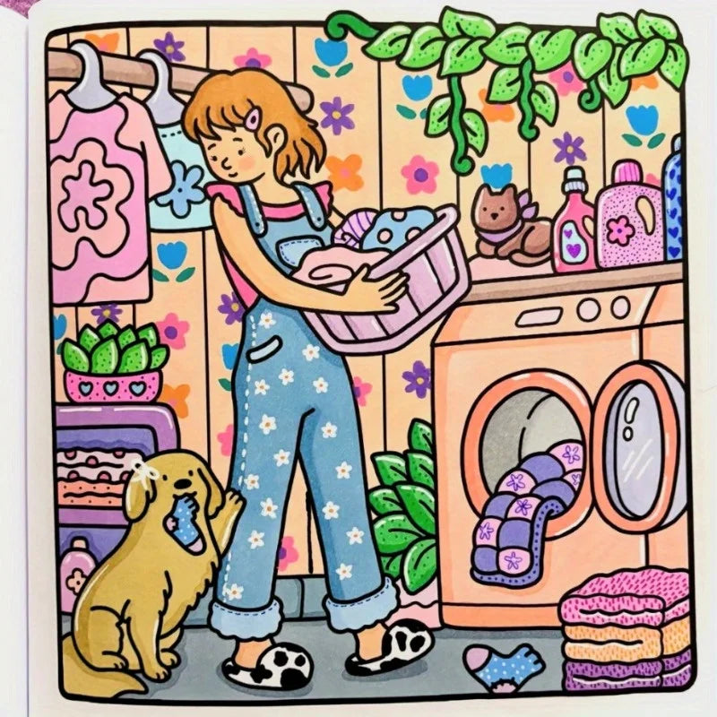 Coffret de 4 livres de coloriage détente