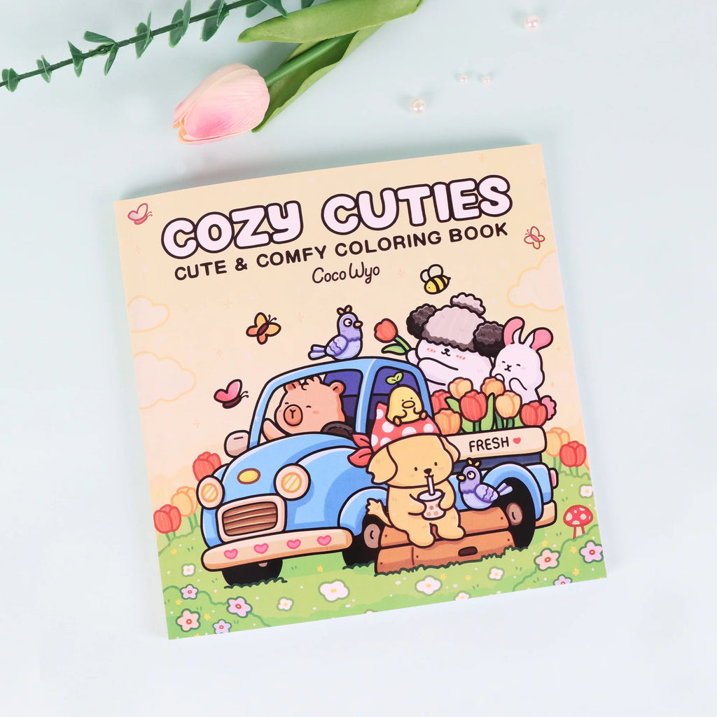 Livre de coloriage détente – Chiots mignons